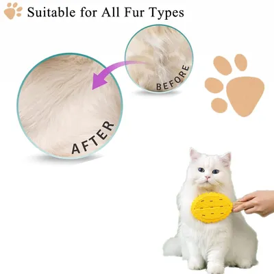 UAMLY Brosse pour chat, peigne de nettoyage des poils