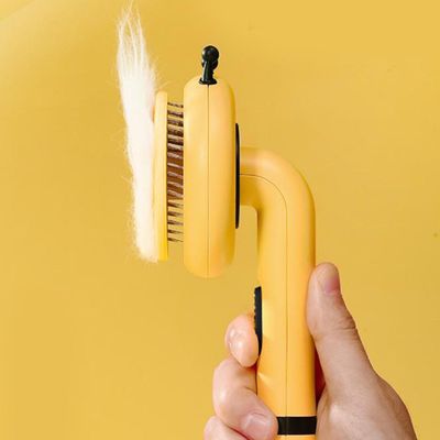 Brosse autonettoyante pour chat