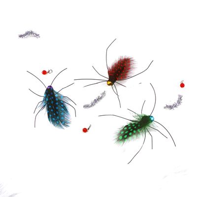 Jouets en plumes pour chatons, insectes artificiels