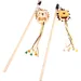 UAMLY Peluche chat teaser avec manche en bois