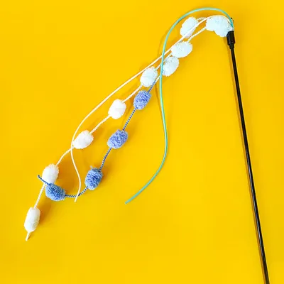 Jouet baguette pour chat avec clochette