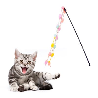 Jouet baguette pour chat avec clochette