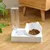 Mangeoire et abreuvoir pour chat avec distributeur d'eau automatique Mangeoire et abreuvoir pour chat avec distributeur d'eau automatique