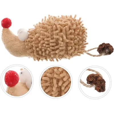 UAMLY Jouet en peluche pour chat hérisson de dessin animé