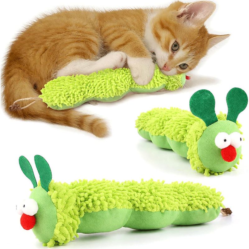 Jouet à l'herbe à chat | Jouet interactif pour chat