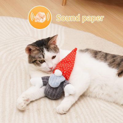 UAMLY Jouets en peluche à l'herbe à chat