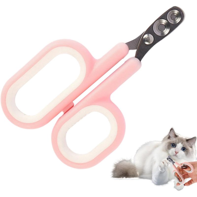 Coupe-griffes pour chat, ciseaux à trous