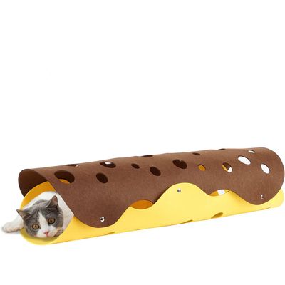 UAMLY Jouet tunnel pliable pour chat