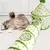 Tente tunnel interactive pliable pour chat