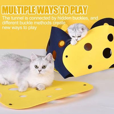 UAMLY Juguete túnel plegable para gatos