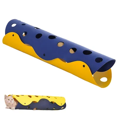 UAMLY Jouet tunnel pliable pour chat