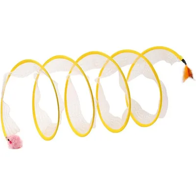 UAMLY Tunnel à ressort pour chat