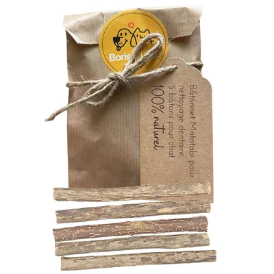Bâtonnets pour chats au matatabi (silvervine) 100 % naturels – Lot de 5
