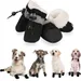 IntiMeg Plüsch-Schutzschuhe für Hunde
