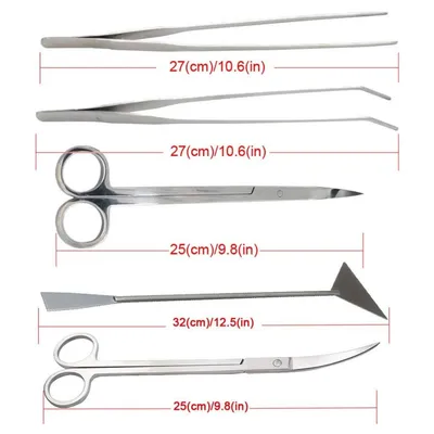 IntiMeg Grattoir en acier inoxydable pour aquarium