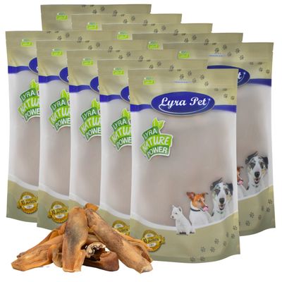 Peau de tête de bœuf Lyra Pet® brun doré foncé