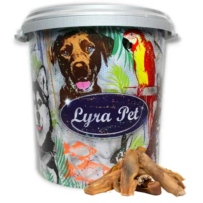 Peau de tête de bœuf Lyra Pet® brun doré foncé