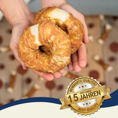 Lyra Pet® Cauringe avec lamelles de blanc de poulet