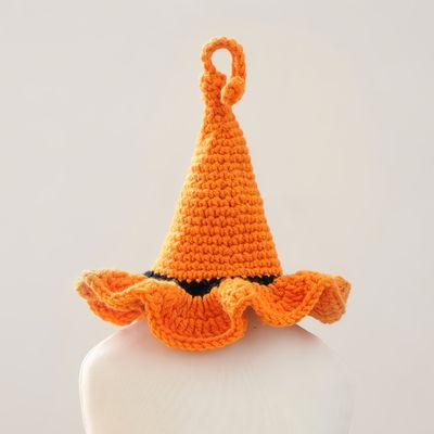 FurryFusion Chapeau de sorcier d'Halloween pour chien