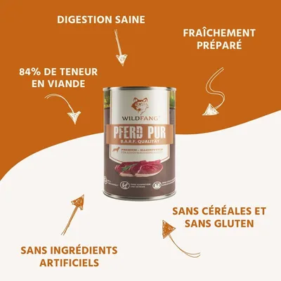Nourriture humide Wildfang® – qualité BARF