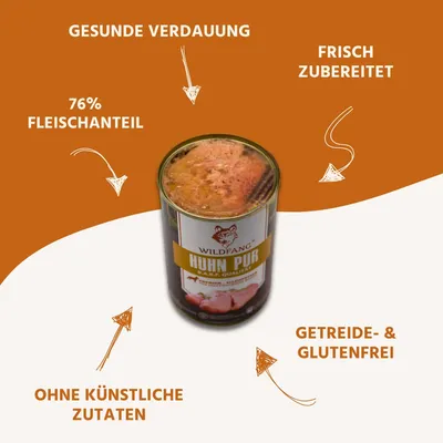 Nourriture humide Wildfang® – qualité BARF Nourriture humide Wildfang® – qualité BARF