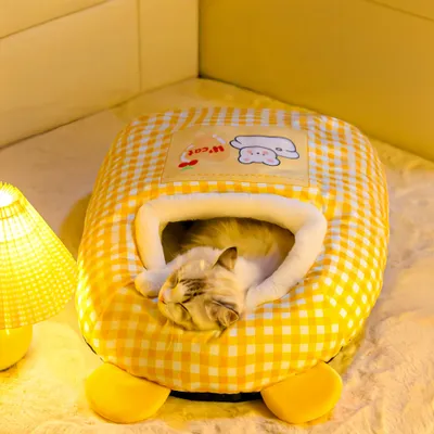 FurryFusion Sac de sommeil pour chat d'hiver