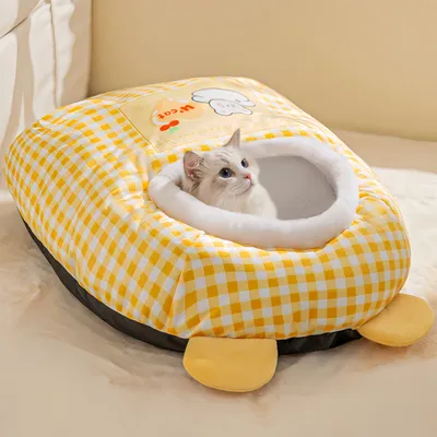 FurryFusion Sac de sommeil pour chat d'hiver