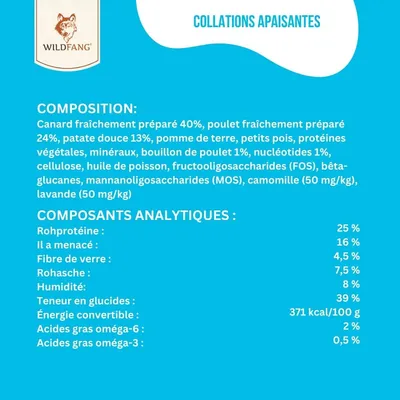Wildfang® des collations fonctionnelles - apaisantes pour chiens