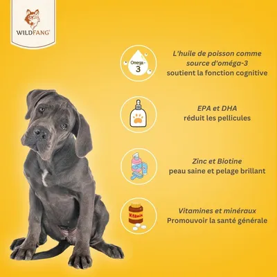 Wildfang® Snacks fonctionnels pour peau et pelage des chiens