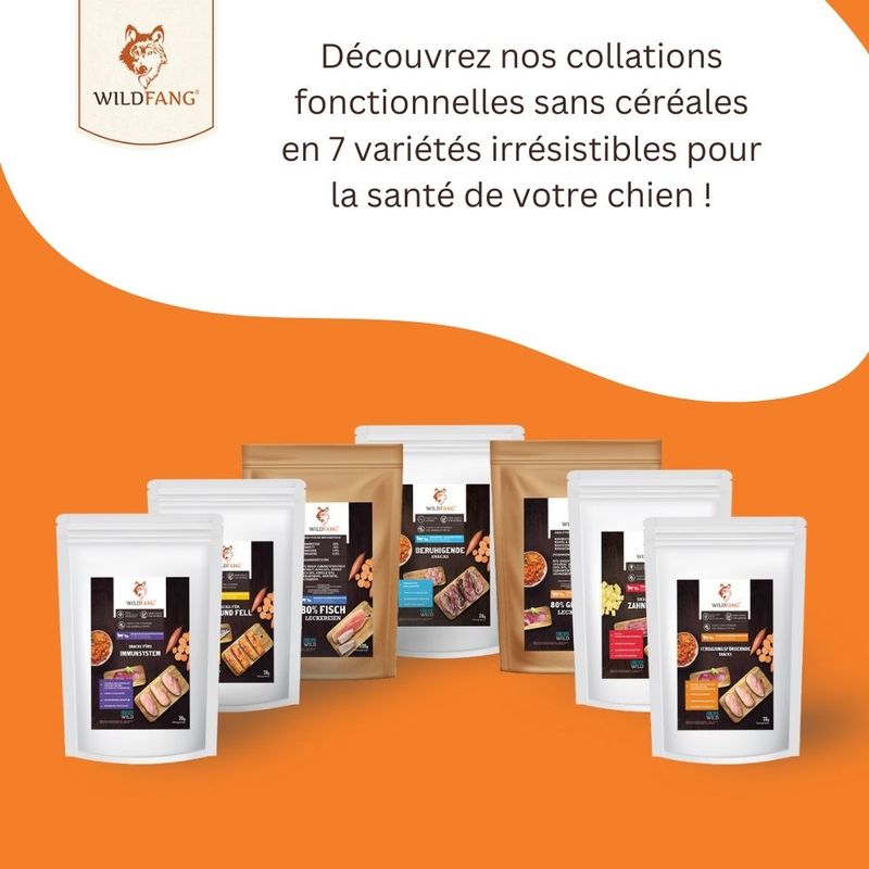 Wildfang® Snacks digestifs fonctionnels pour chiens