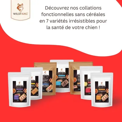 Wildfang® Snacks fonctionnels pour soins dentaires pour chiens