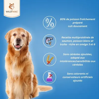 Wildfang® Snacks sans céréales à 80% de poisson