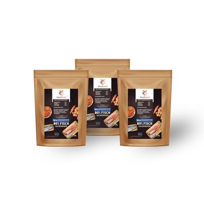 Wildfang® Snacks sans céréales à 80% de poisson