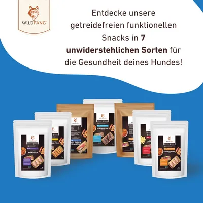 Wildfang® Snacks sans céréales à 80% de poisson Wildfang® Snacks sans céréales à 80% de poisson