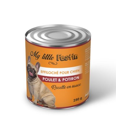 My Little Festin Effiloché pour chien en sauce