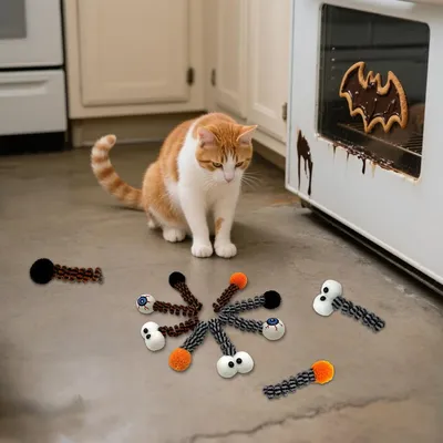 Jouet imprimé Hallowen pour chat