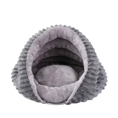 IntiMeg Panier en Forme de Conque pour Chien et Chat