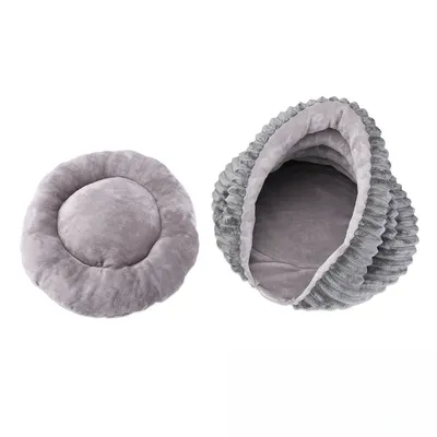 IntiMeg Panier en Forme de Conque pour Chien et Chat