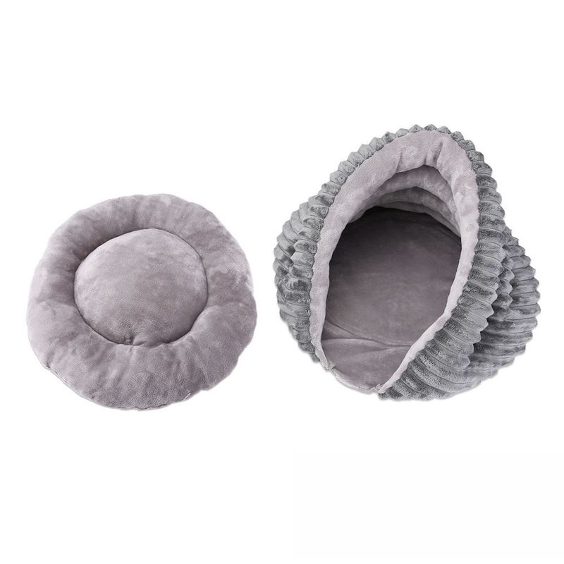 IntiMeg Panier en Forme de Conque pour Chien et Chat