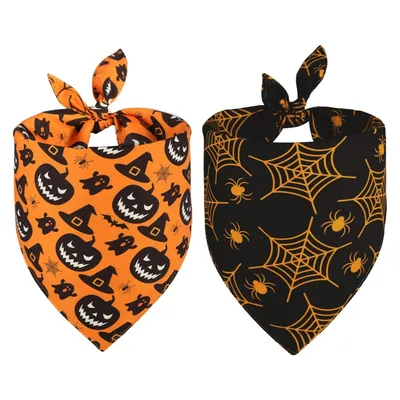IntiMeg Pañuelos para perros de Halloween