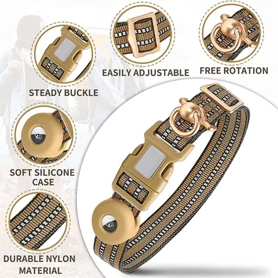 IntiMeg Collier Anti - Perte pour Chien-Aucun tracker inclus