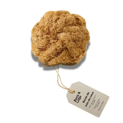 Boule de coco pour chiens – Jouet à mâcher 100 % naturel