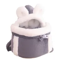 IntiMeg Sac à dos de transport pour chat en peluche