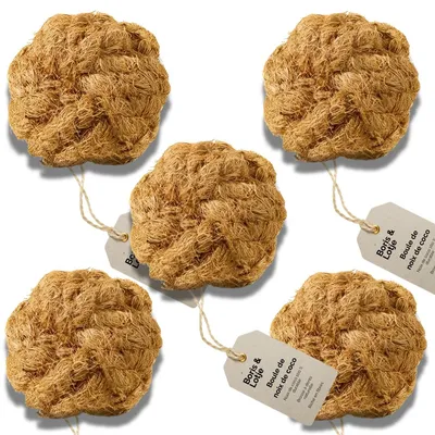 Boule de coco pour chiens – Jouet à mâcher 100 % naturel