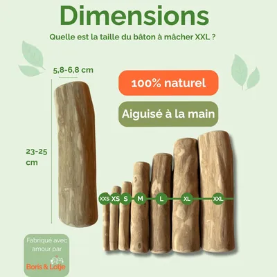 Bois de caféier pour chien deux pièces Bois de caféier pour chien deux pièces