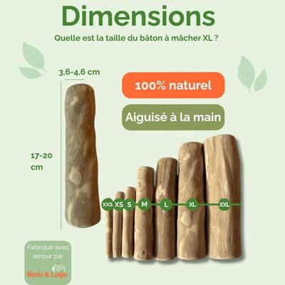 Bois de caféier pour chien cinq pièces
