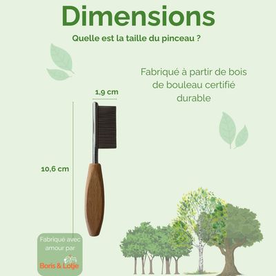 Peigne pour chiens – Éliminateur de poils pour animaux