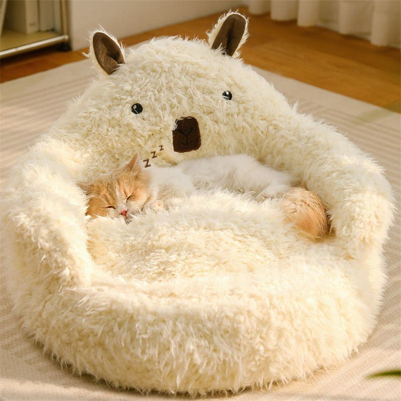 IntiMeg 60cm Panier en Forme d'Alpaga pour chat