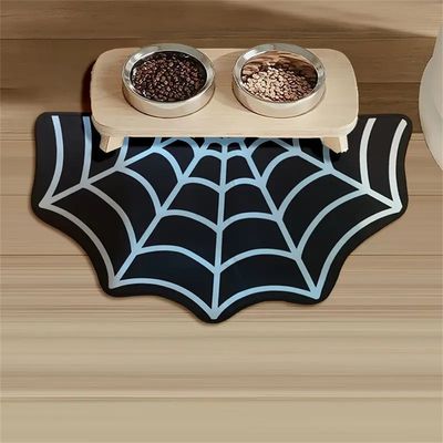 IntiMeg Sets de table pour chat et chien - Toile d'araignée