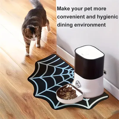 IntiMeg Sets de table pour chat et chien - Toile d'araignée